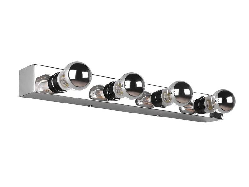 TRIO Leuchten Spiegelleuchte, LED wechselbar, Warmweiß, Badezimmerlampe Wand, Bad-lampen Spiegelschrank seitlich, Höhe 11cm von TRIO Leuchten