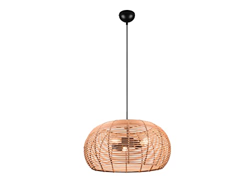 meineWunschleuchte Stylishe LED Pendellampe mit Korbgeflecht Lampenschirm aus Rattan, Ø 50 cm meineWunschleuchte Stylishe LED Pendellampe mit Korbgeflecht Lampenschirm aus Rattan, Ø 50 cm von meineWunschleuchte