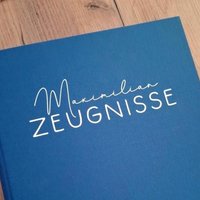 Zeugnismappe in Leinenoptik Mit Vornamen, Artikelnr. M7S814 Zeugnismappe in Leinenoptik Mit Vornamen, Artikelnr. M7S814 von meinesiebensachen