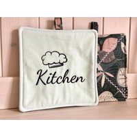 Topflappen 2Er Set Mit Bestickung von meinflair