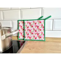 Topflappen Mit Saum 2Er Set Topflappen Mit Saum 2Er Set von meinflair