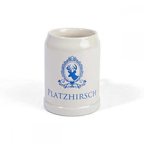 Bayerischer Bier-Steinkrug"Platzhirsch" von meinherzschlag.de