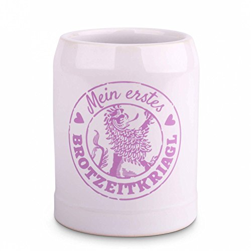 Kinderkrug "Mei erstes Brotzeitkriagl" pink Kinderkrug "Mei erstes Brotzeitkriagl" pink von meinherzschlag