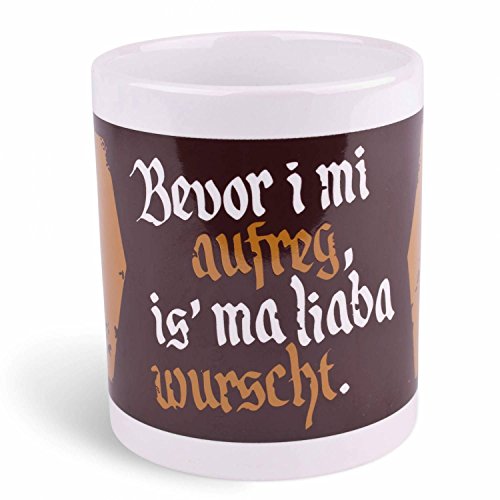 Kaffee-Tasse Bevor i mi aufreg von meinherzschlag