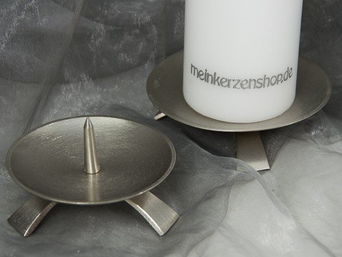 Kerzenteller Kerzenständer Kerzenhalter Hochzeitskerze Taufkerze Silber 16726, Größe:11.5 cm Kerzenteller Kerzenständer Kerzenhalter Hochzeitskerze Taufkerze Silber 16726, Größe:11.5 cm von meinkerzenshop