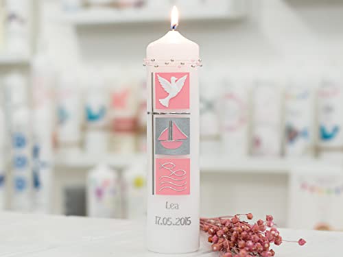 meinkerzenshop Taufkerze LEA Junge oder Mädchen mit Name und Datum, individuell, persönlich u. handgemacht 16958 meinkerzenshop Taufkerze LEA Junge oder Mädchen mit Name und Datum, individuell, persönlich u. handgemacht 16958 von meinkerzenshop