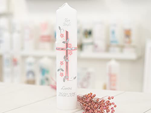 meinkerzenshop Taufkerze Laura Junge oder Mädchen mit Name und Datum, individuell, persönlich u. handgemacht 16954 meinkerzenshop Taufkerze Laura Junge oder Mädchen mit Name und Datum, individuell, persönlich u. handgemacht 16954 von meinkerzenshop
