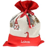Nikolaussäckchen Mit Namen Wichtel - Adventssäckchen Wunschbeschriftung Personalisiertes Geschenk Zum Nikolaus Avent Weihnachten von meinnameManufaktur