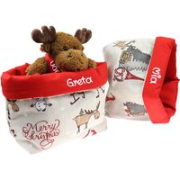 Utensilo Weihnachten Mit Namen Elche Wichtel Nikolaus Stoffkorb Aufbewahrungskorb Korb Stoffbox Dekoration Advent Stoffkörbchen von meinnameManufaktur