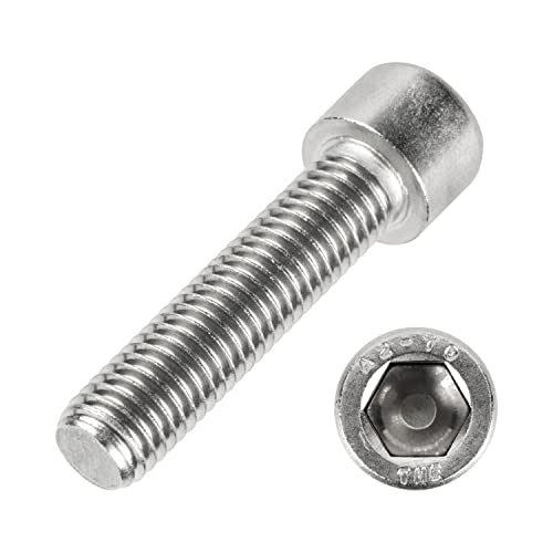 meinschraubenversand.de - Zylinderschrauben M10x70 100 Stück DIN 912 (Teilgewinde, Zylinderkopfschrauben, Innensechskant, ISO 4762) A2 V2A rostfreier Edelstahl - M10 x 70 von meinschraubenversand.de