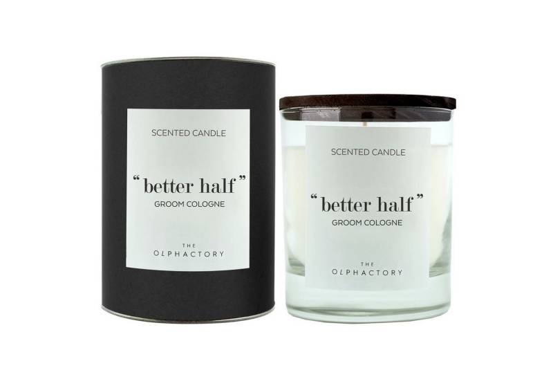 meinvipshop Duftkerze Edle Duftkerze " better half " 200 gramm schwarz von meinvipshop