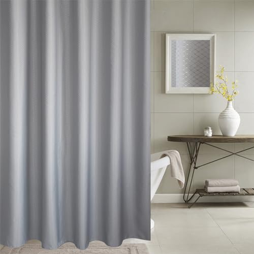 meioro Duschvorhang 180x200cm oder Liner Polyester Duschvorhänge Waschbar, Shower Curtains mit ösen und 12 Duschringen, Anti-schimmel in Badezimmer von meioro