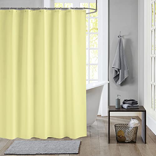 meioro Solide Farbe Duschvorhänge,Wasserdicht PEVA Duschvorhang mit Duschvorhangringen,wasserdichte und Schimmelresistent Badvorhang Shower Curtains Badezimmer Badewannen(Breite 180cm x Höhe 200cm) von meioro