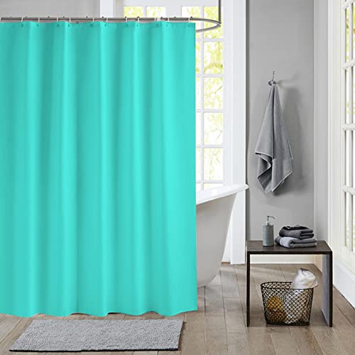 meioro Solide Farbe Duschvorhänge,Wasserdicht PEVA Duschvorhang mit Duschvorhangringen,wasserdichte und Schimmelresistent Badvorhang Shower Curtains Badezimmer Badewannen(Breite 180cm x Höhe 220cm) von meioro