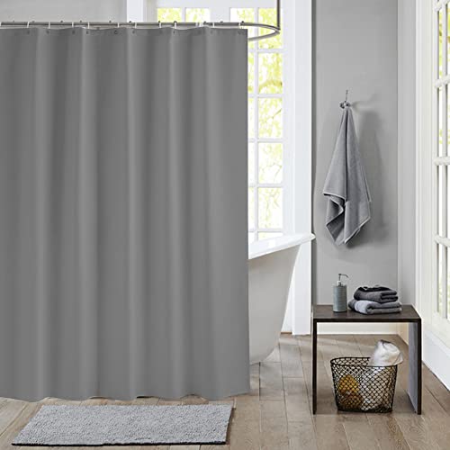 meioro Solide Farbe Duschvorhänge,Wasserdicht PEVA Duschvorhang mit Duschvorhangringen,wasserdichte und Schimmelresistent Badvorhang Shower Curtains Badezimmer Badewannen(Breite 200cm x Höhe 180cm) von meioro