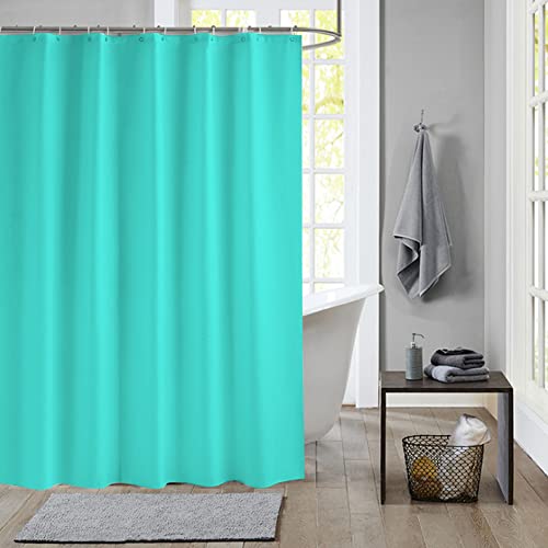 meioro Solide Farbe Duschvorhänge,Wasserdicht PEVA Duschvorhang mit Duschvorhangringen,wasserdichte und Schimmelresistent Badvorhang Shower Curtains Badezimmer Badewannen(Breite 80cm x Höhe 180cm) von meioro