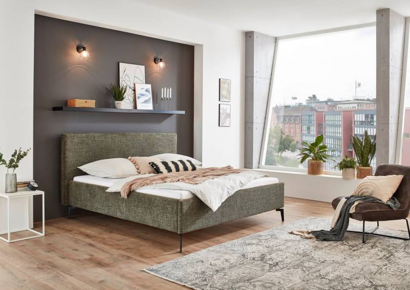 meise.möbel Polsterbett Riva II, mit schwarzen Metallfüßen, wahlweise mit Bettkasten meise.möbel Polsterbett Riva II, mit schwarzen Metallfüßen, wahlweise mit Bettkasten von Meise.Möbel