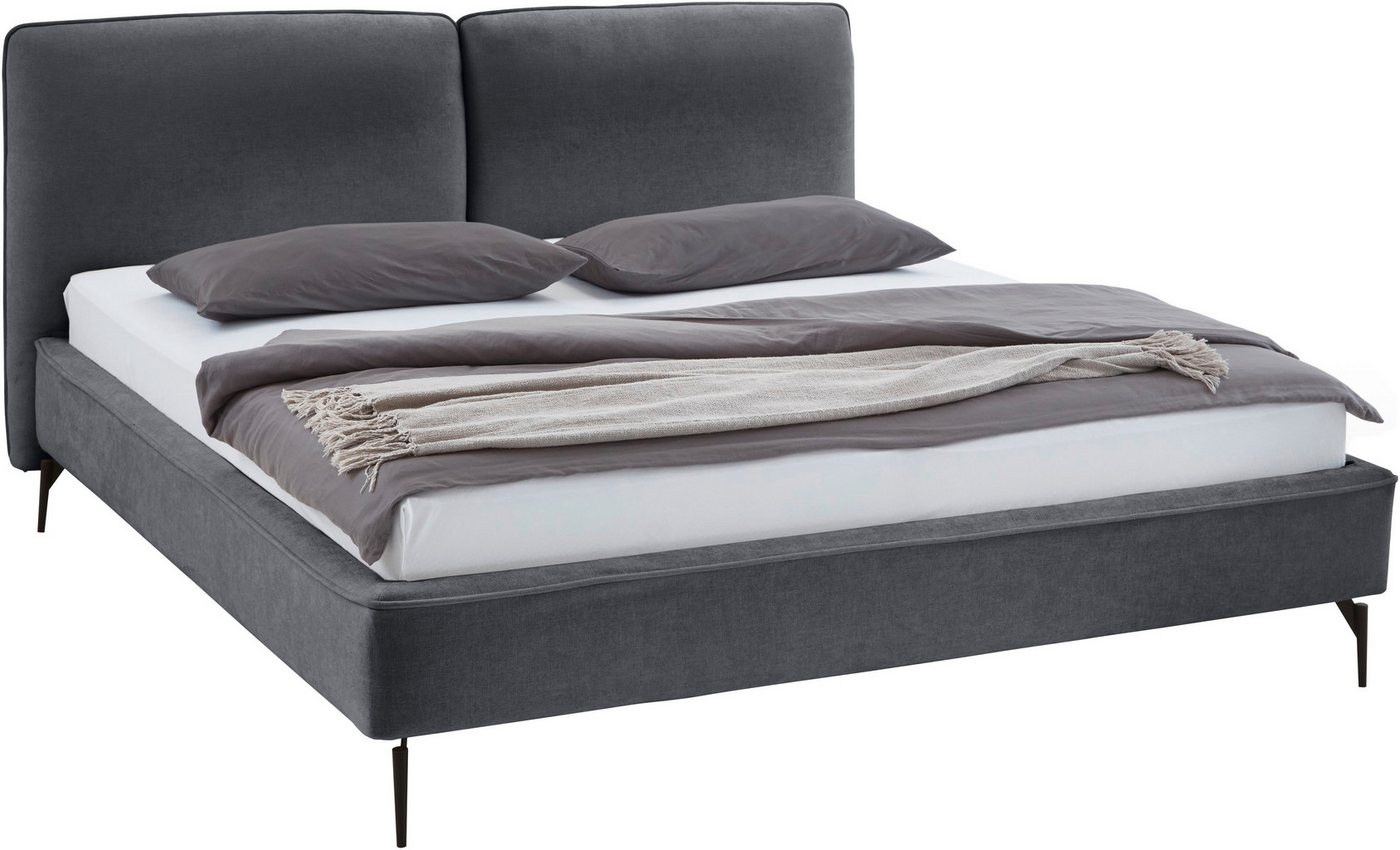 meise.möbel Polsterbett Infinity erhältlich in verschiedenen Farben und Breiten, mit schwarzen Metallfüßen meise.möbel Polsterbett Infinity erhältlich in verschiedenen Farben und Breiten, mit schwarzen Metallfüßen von meise.möbel