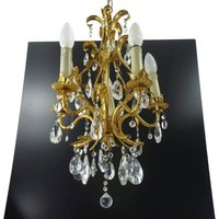 Wunderschöner Hollywood Regency Vintage Kristall Kronleuchter Von Palwa Germany 1960Er Jahre von meisterlampe1