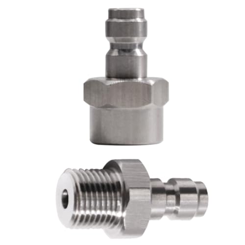 melairo 2 StüCk Universal 8 mm Schnelltrennstecker-Adapter, M11X1 Innengewinde und AußEngewinde für Kohlendioxid-Adapter melairo 2 StüCk Universal 8 mm Schnelltrennstecker-Adapter, M11X1 Innengewinde und AußEngewinde für Kohlendioxid-Adapter von melairo