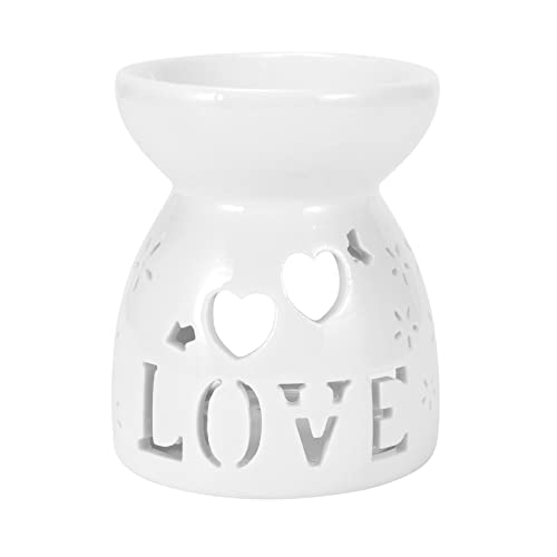 melairo Keramik Diffusor Kerzen Keramik Verbrennung ÄTherische Öle Diffusoren Aromatische Lampe -Love melairo Keramik Diffusor Kerzen Keramik Verbrennung ÄTherische Öle Diffusoren Aromatische Lampe -Love von melairo