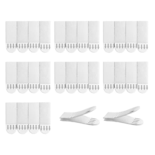 30 Stück Command Strips, Power Strips Extra Stark Klebestreifen, Bilder Aufhängen Ohne Zu Bohren, Poster Strips 16 X 46mm von melebellot