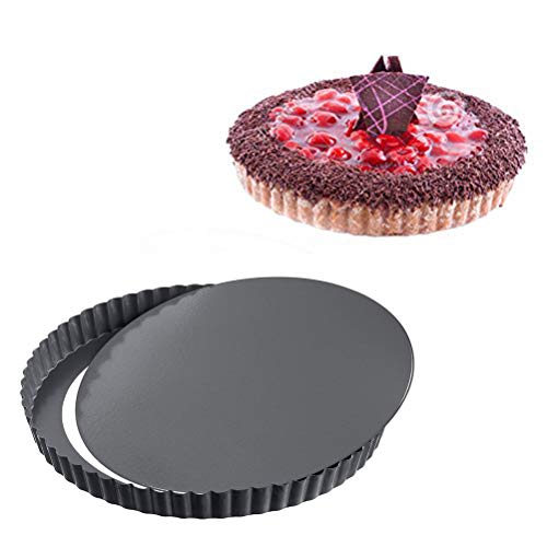 meleg otthon Tarteform,Quicheform,Non-stick Mit Hebeboden Torte Baking Pan,Obstku chenform und Backform (22cm x 1) von meleg otthon