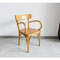 Vintage Kinderstuhl, Bugholzstuhl, Baumann Armlehnstuhl Vintage Kinderstuhl, Bugholzstuhl, Baumann Armlehnstuhl von melepele