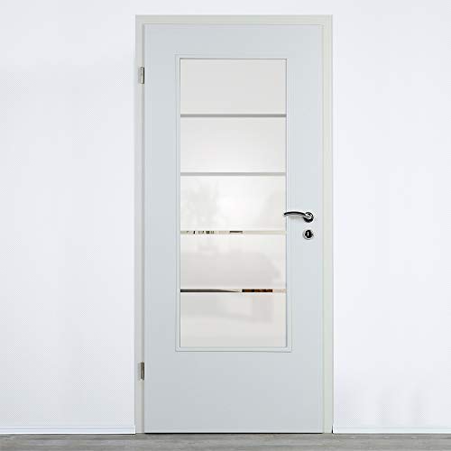 Lichtausschnitt Verglasung für Zimmertüren Designglas 4mm ESG (ESG 410 x 1420 mm) von melina24