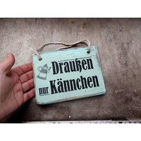 Gartendeko Gartenschild Balkon Deko Garten Möbel Dekoration Holzschild Mit Spruch Draussen Kännchen Holz Sommer Herbst Geschenke Männer Frau von melkey83