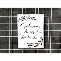 Schöne Sprüche Holz - Fotowand, Wohndeko von melkey83