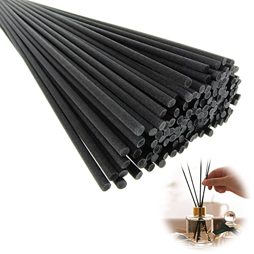 100pcs Rattan Reed Diffuser Sticks Rattanstäbchen Raumduft Stäbchen Natürlicher Fasern Diffusor Stöcke Duftstäbchen Holzstäbchen für Home Office Ersatz für Aroma Duft Raumduft Diffusoren(24cm*3mm) von mellystore