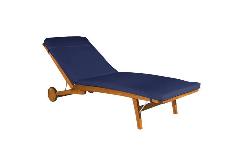 memo Stuhl Auflage Talisa L9036 Sonnenliege blau von memo
