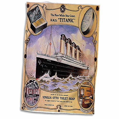 Strandtücher Star Line Titanic Vinolia Otto Toilettenseife Werbeplakat Badehandtuch Mikrofaser Stranddecke Pflegeleicht Beach Towel Für Yoga Pool Kinder 40X70Cm von mengchengxianxinfumaoyiyouxiangongsi1