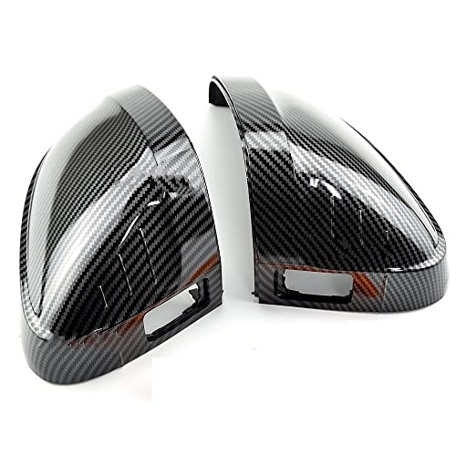 Auto Spiegelkappen Für Audi A4 S4 RS4 B9 2016-2020 A5 S5 RS5 8W6 Auto Styling Glänzend Schwarz Seitenrückspiegel Ersetzen Sie die Deckelabdeckung Rückspiegelkappe (Farbe : With Side Assist-1) von mengchuyao