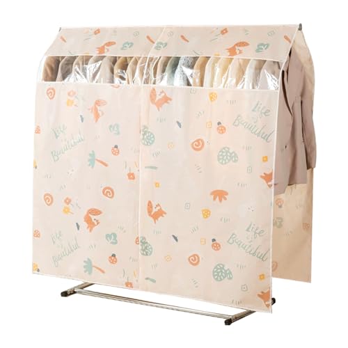 Mengger Kleidersack, Kleiderständer Abdeckung Abdeckung für Kleiderständer 100×150 cm Anti Staub Abdeckung Kleidung Schutzhülle Kleiderschutzhülle Staubdicht Kleidersack Schutzhülle (100 * 150cm) von mengger