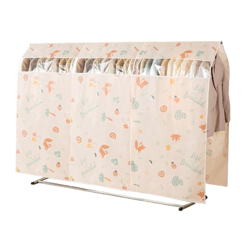 Mengger Kleidersack, Kleiderständer Abdeckung Abdeckung für Kleiderständer 200×150 cm Anti Staub Abdeckung Kleidung Schutzhülle Kleiderschutzhülle Staubdicht Kleidersack Schutzhülle (200 * 150cm) von mengger