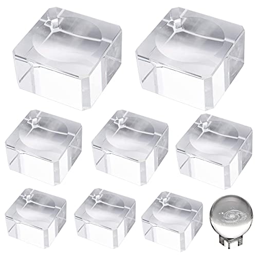 mengger 8Pcs Kristallkugel Ständer Glaskugel Standplatz wahrsagerkugel fotografie Kugel Modell Halter Unterseiten mit der Wölbung konkav für Anzeige 2,5 x 2,5 3 x 3 3,5 x 3,5 mengger 8Pcs Kristallkugel Ständer Glaskugel Standplatz wahrsagerkugel fotografie Kugel Modell Halter Unterseiten mit der Wölbung konkav für Anzeige 2,5 x 2,5 3 x 3 3,5 x 3,5 von mengger