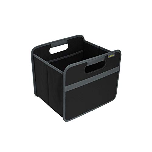 Meori Aufbewahrungsbox faltbar Traglast 30 kg - 32cm 26,5cm 27.5cm Größe S - schwarz von meori