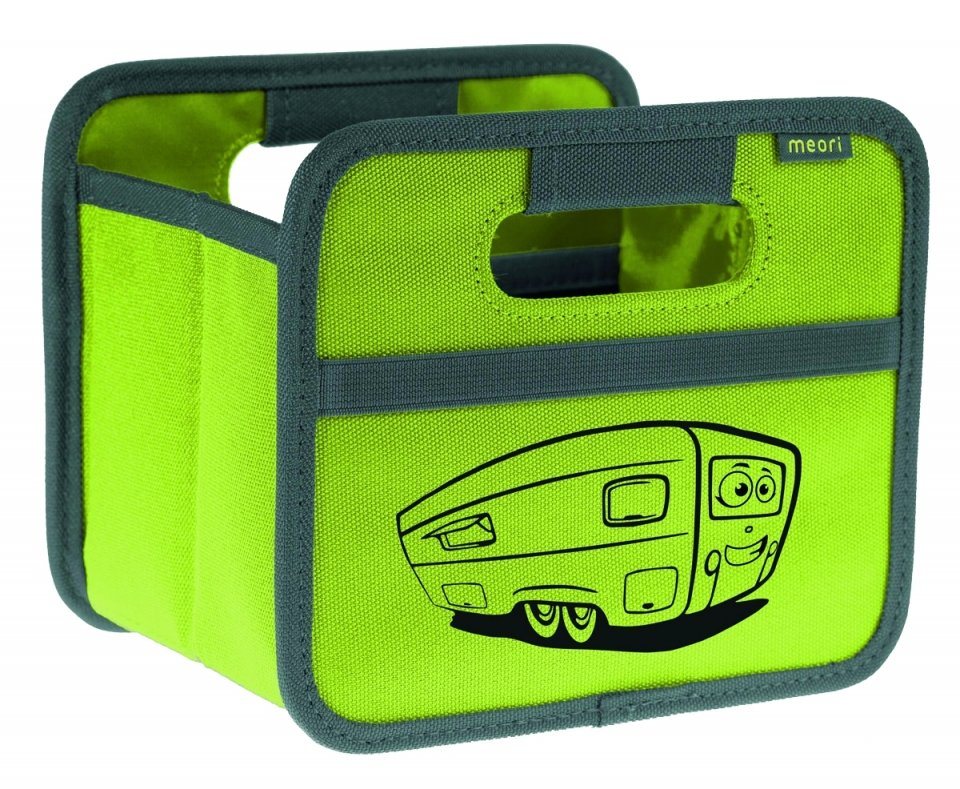 meori Aufbewahrungsbox Faltbox Mini, Kiwi Grün / Wohnwagen von meori