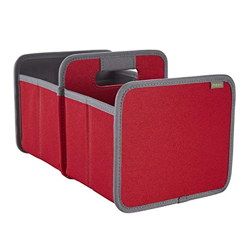 meori Faltbox Mini Doppel in Rot – Kleine Klappbox mit Griffen – Geschenkidee und Allzweck Aufbewahrungslösung - A100674 - 16,5 x 25,5 x 15 cm von meori