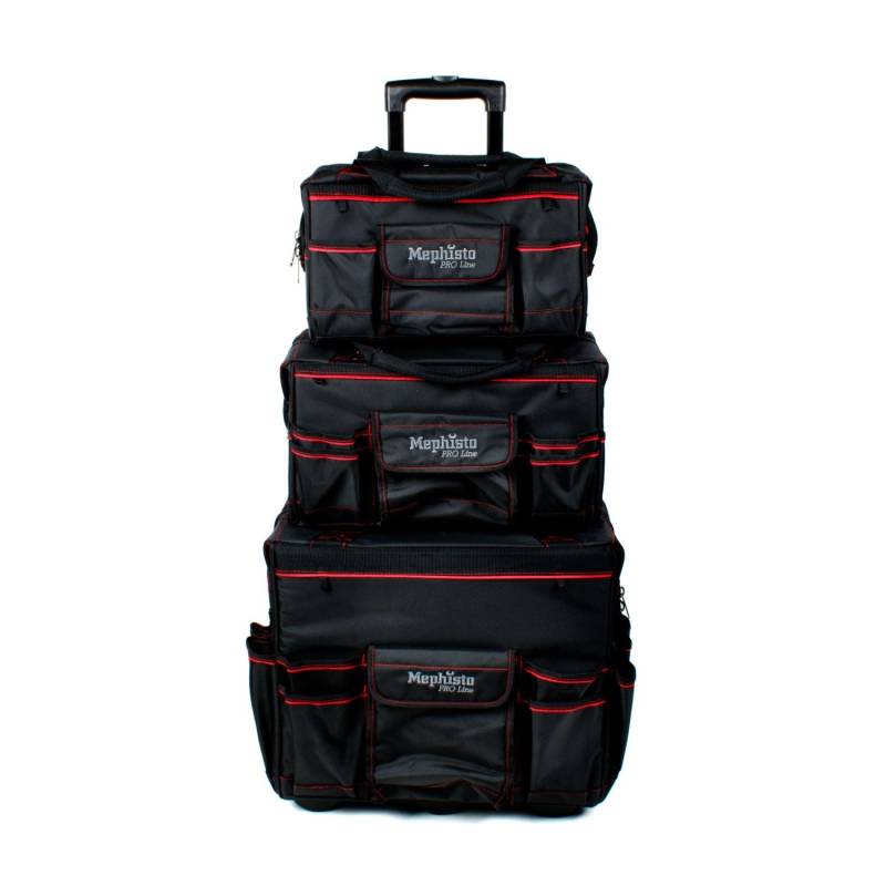 Mephisto Werkzeugtrolley Nova Schultergurt Gepolstert Strapazierfähiger Outdoor-Stoff 1680 Denier PU-Gewebe Wasserdichte PVC-Beschichtung von mephisto