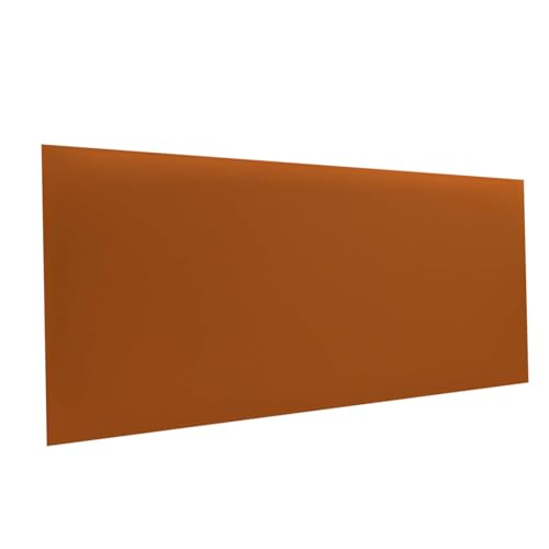 mepiq Wandkissen Bett Wandpaneele Gepolstert Kopfenden aus Kunstleder, Wandpolster Kopfteil für Schlafzimmer, Kinderzimmer, 60x30cm, Ockerbraun von mepiq