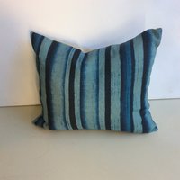 Rp Miller Peter Streifen Blau Leinen von meredithkdesign