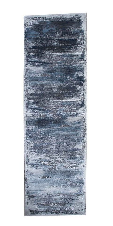 Teppich CRAFT, Blau, 80 x 300 cm, Polypropylen, Wischoptik, merinos, rechteckig, Höhe: 12 mm von merinos