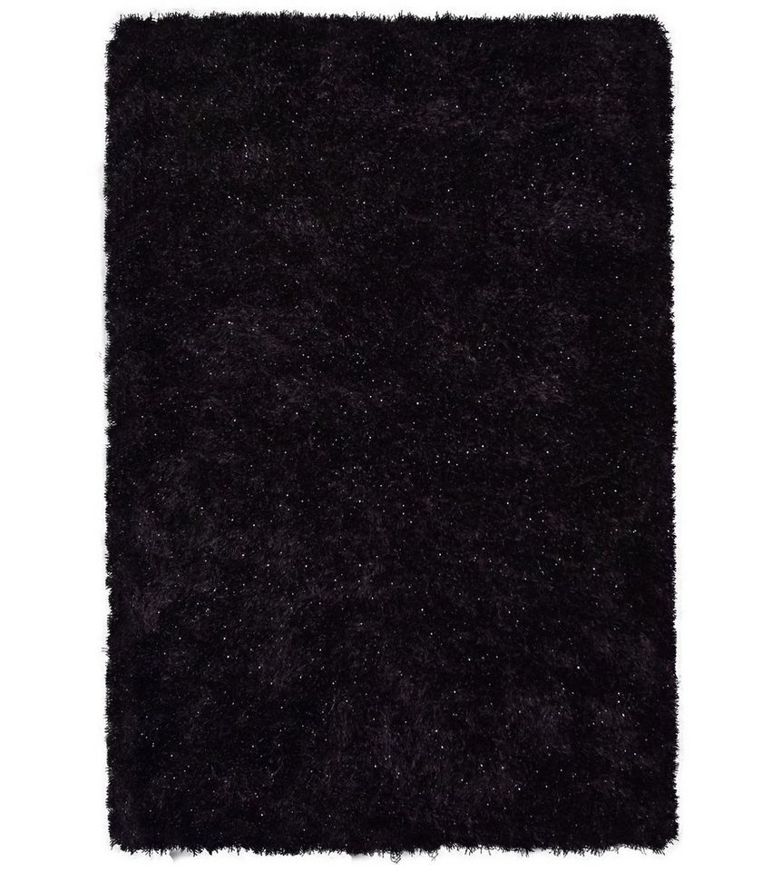 Teppich GLOSSY, Anthrazit, 160 x 230 cm, Polyester, Uni, merinos, rechteckig, Höhe: 70 mm von merinos