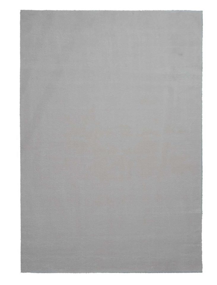 Teppich LOFT, Creme, 120 x 170 cm, Polyester, Uni, merinos, rechteckig, Höhe: 19 mm von merinos