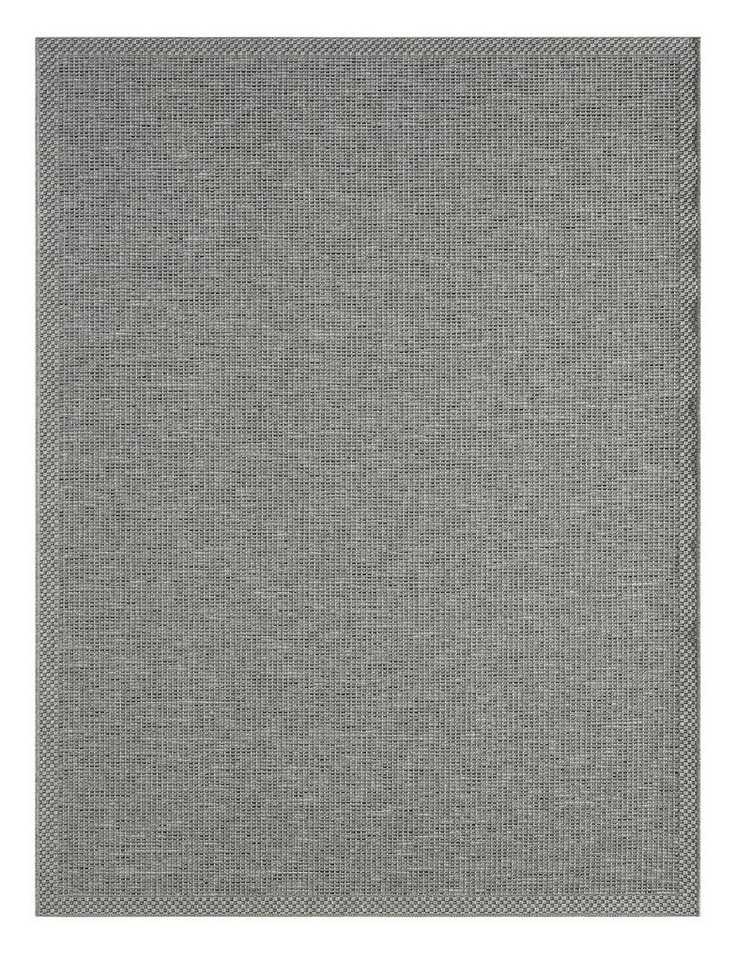 Teppich OTTAWA, Grau, 120 x 160 cm, Polypropylen, meliert, merinos, rechteckig von merinos