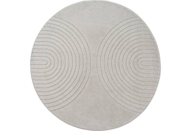 merinos Teppich Eclipse, rechteckig, Höhe: 14 mm, moderner Wohnzimmer Teppich, geometrisches Design von merinos