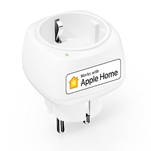Meross WLAN Steckdose Funktioniert mit Apple HomeKit, Mini Smart Steckdose mit Zeitschaltuhr, Smart Plug mit Sprach- und Fernsteuerung, kein Hub Erforderlich, 10A von meross